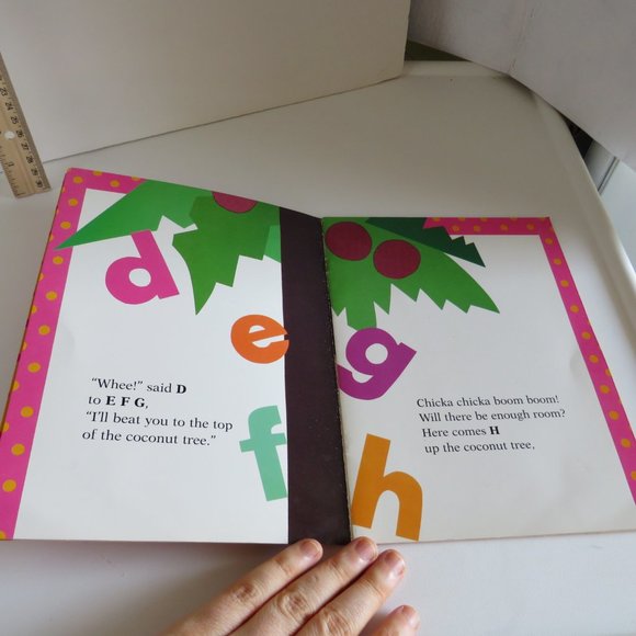 CHICKA CHICKA BOOM BOOM Sticker Book 9" abridged, thick laminated pages/READ ALL - Picture 6 of 7